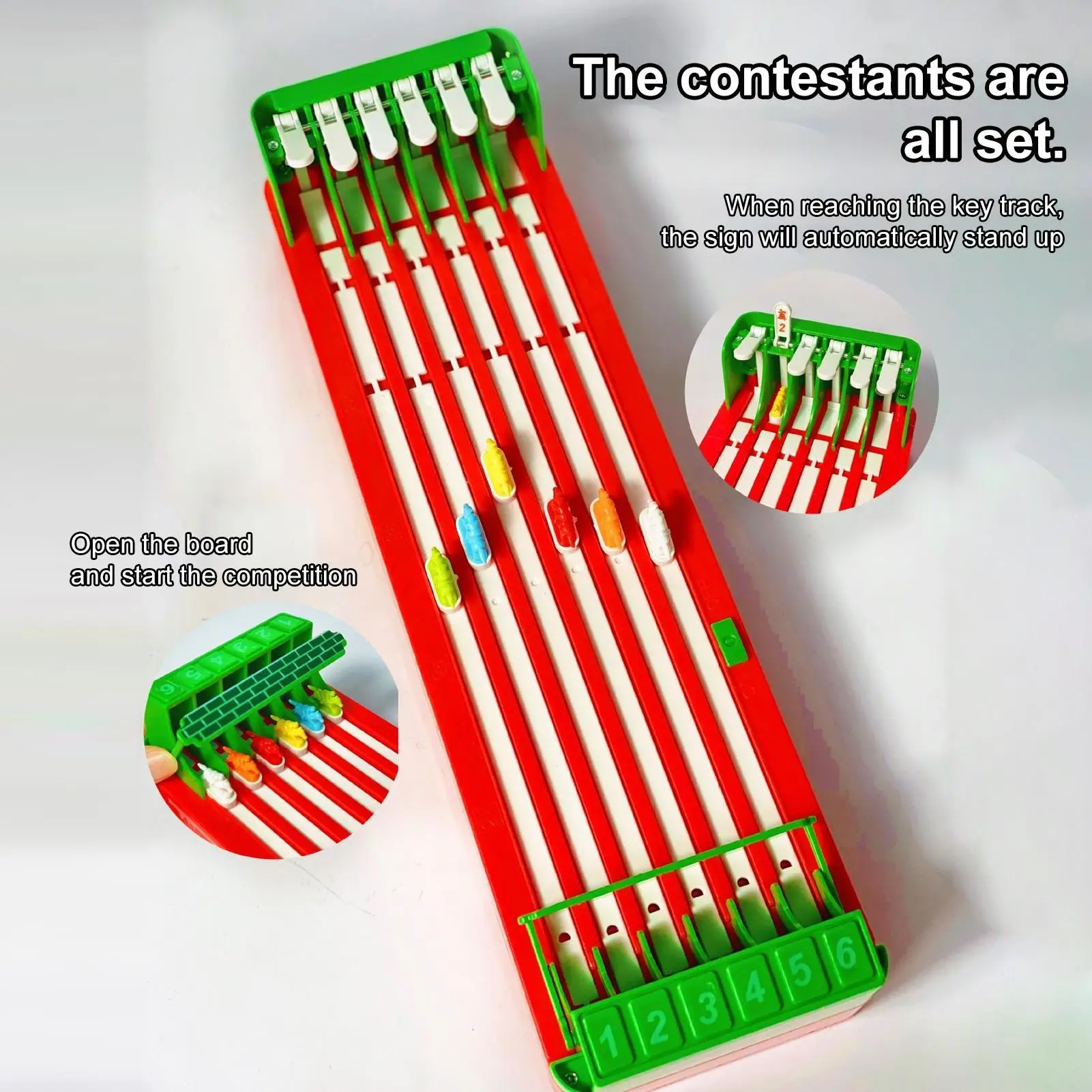 لعبة لوحة سباق الخيل التفاعلية للأطفال والكبار والمراهقين لعبة حفلات الطاولة العائلية لجمع عيد الميلاد والترفيه الليلي