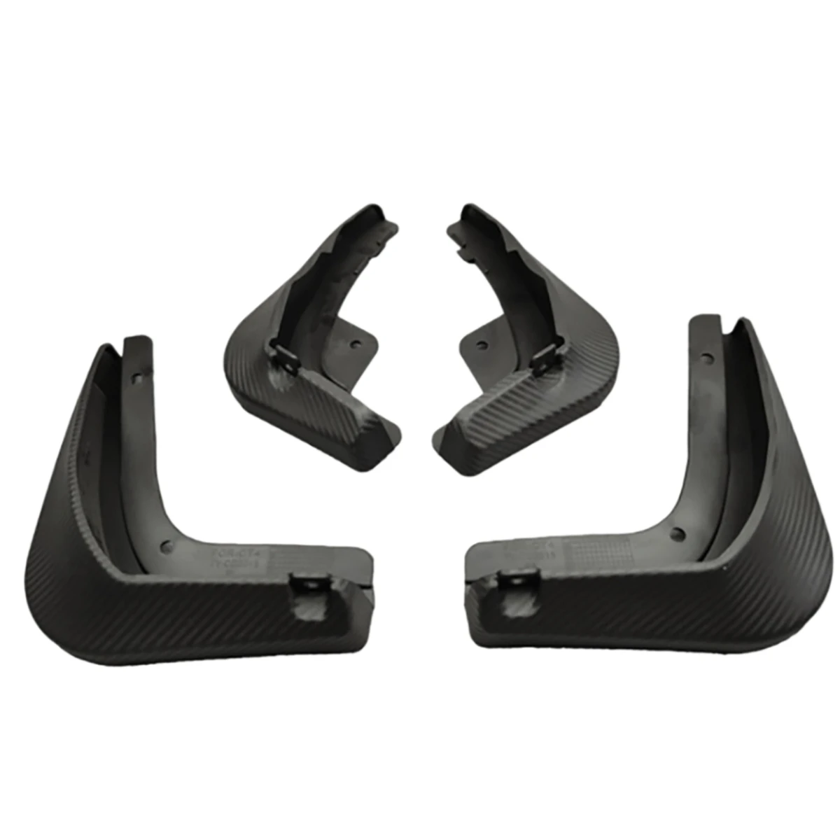 Fender Auto Parts Protect the Car Mud Flaps Set Car Mud Flap Front Rear Mudguard Splash Guards for Cadillac