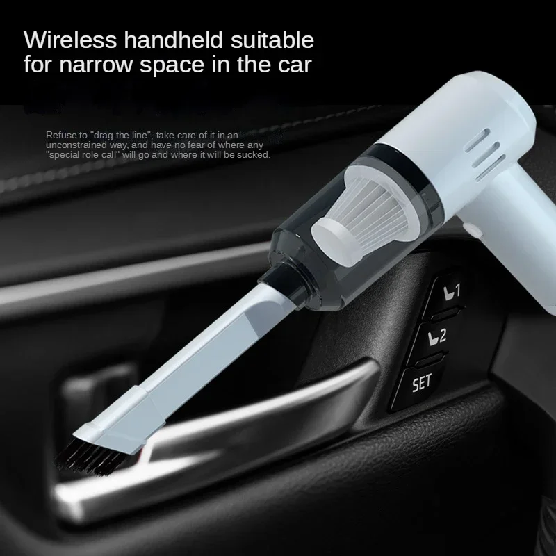 Portable Handheld Vacuum Cleaner Cordless, Powerful Cyclonic Suction Vacuum Cleaner For Home Office Car