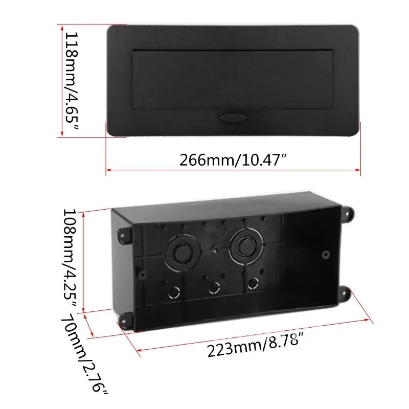 

Desktop Socket EU Plug Table Panel With USB Charging Slow Up Meeting for Office Pop Electrical For Room Cover Out