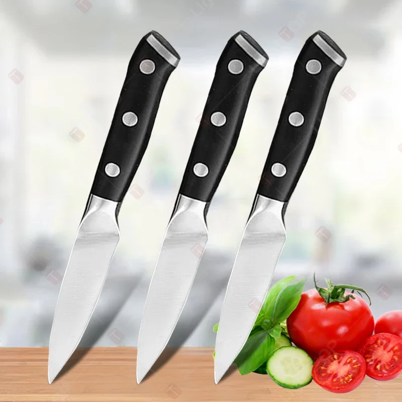 Cozinha faca de aparar frutas aço inoxidável cozinha chef faca alça ergonômica cozinhar cutelo faca açougueiro acessórios cozinha