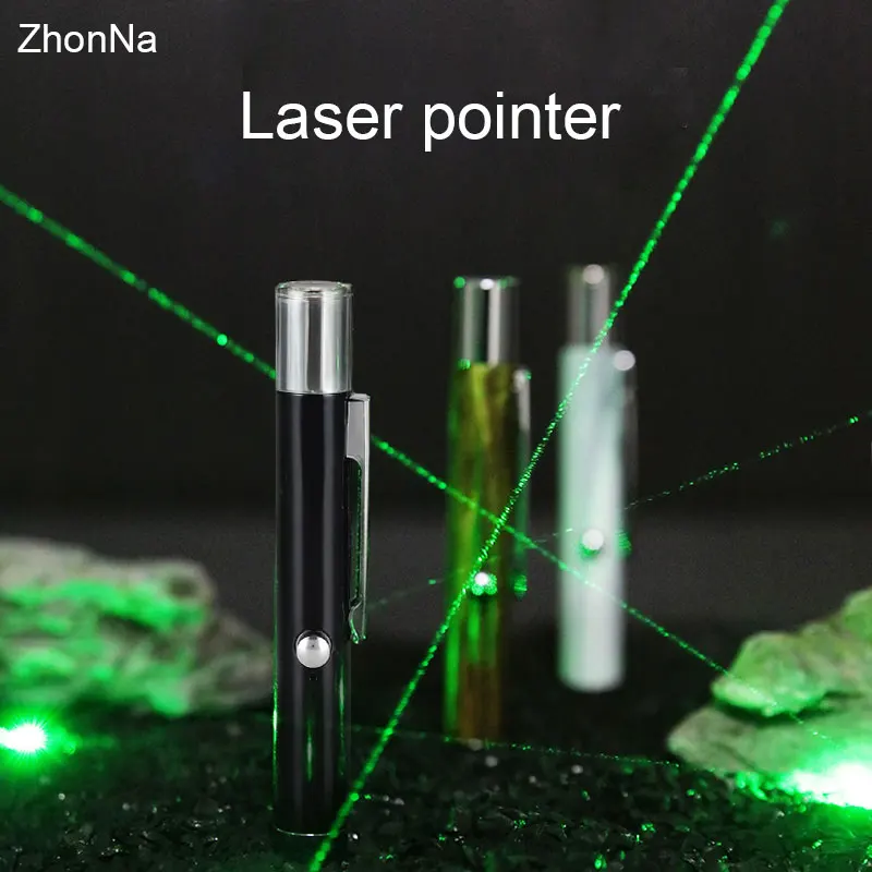 Wskaźnik laserowy zielone światło 532nm celownik USB wskaźnik kropki przenośny zabawna zabawka dla kota Mini długopis do nauczania na żywo