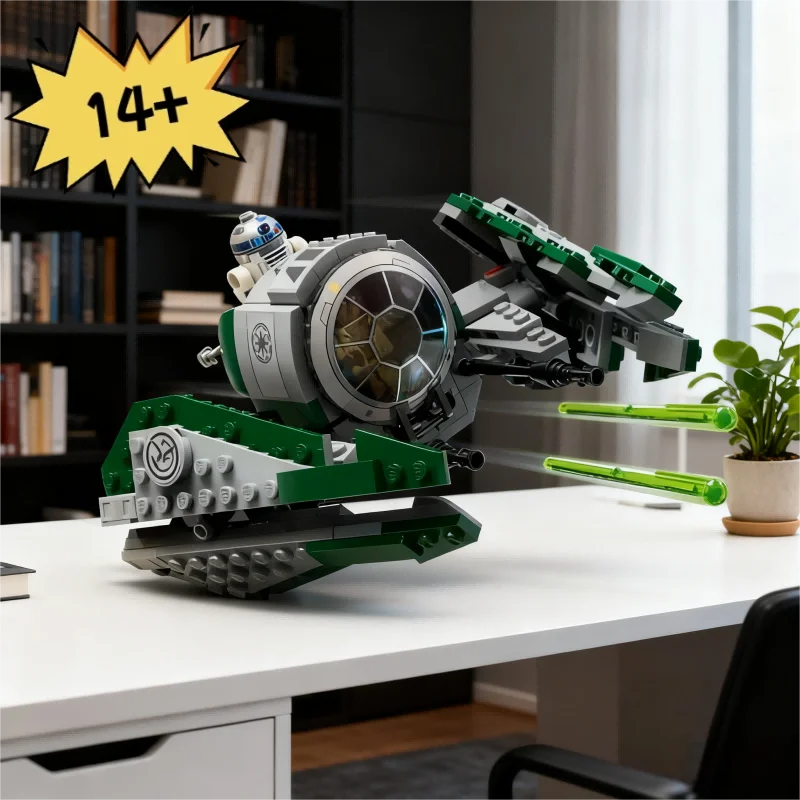 Star Plan MOC 75360 Yodas Space Jedied Starfighter blocs de construction modèle briques 253 pièces jouets enfant adulte anniversaire cadeaux de noël