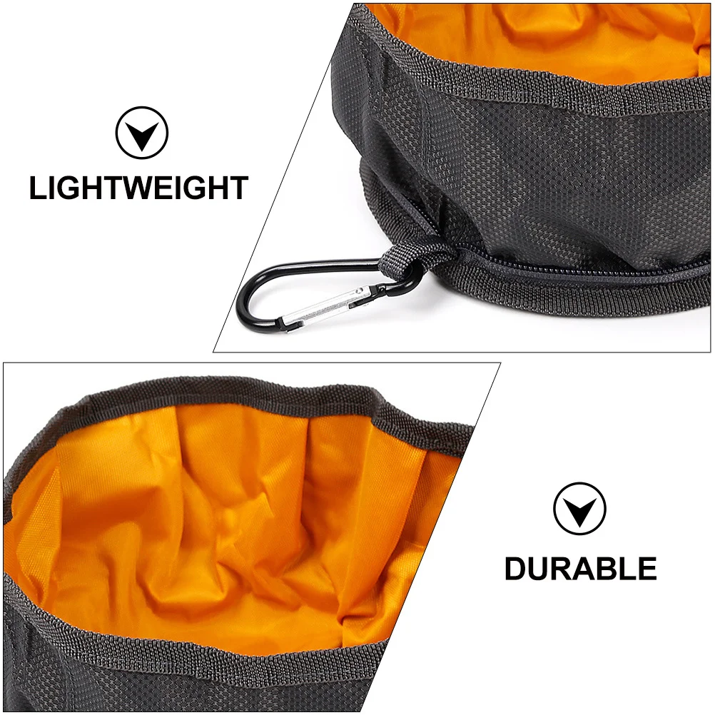 

1Pcs Waterproof Foldable Pet Feeding Bowl Portable Dog Cat Bowl Outdoor Travel Foldable Food Basin Waterproof Food Basin