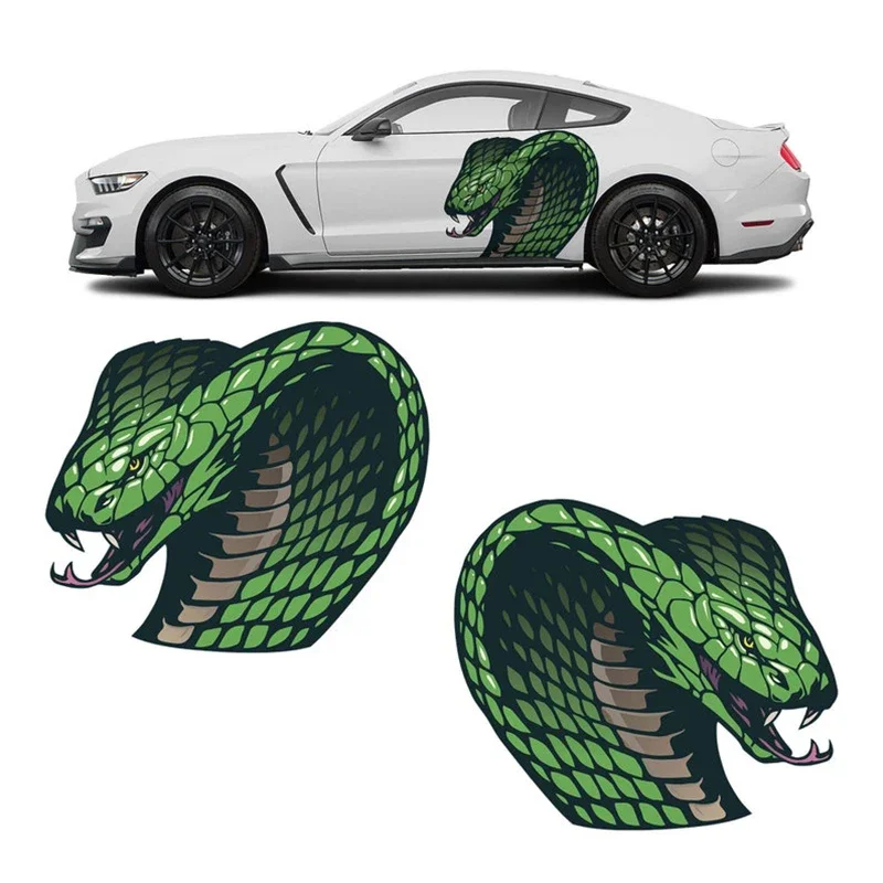 Viper Head Car Decal Livery Limited Edition Exclusively Designed In-house and Printed on Premium Vinyl 2 Piece Set