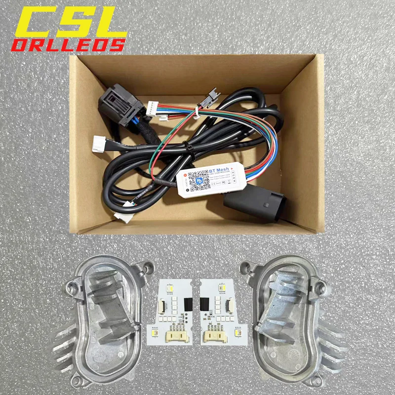 RGBW For BMW M4 M3 F80 F82 LCI F32 F33 F34 4 series RGB multicolor LED Boards DRL Module daytime running lights 2018-2020