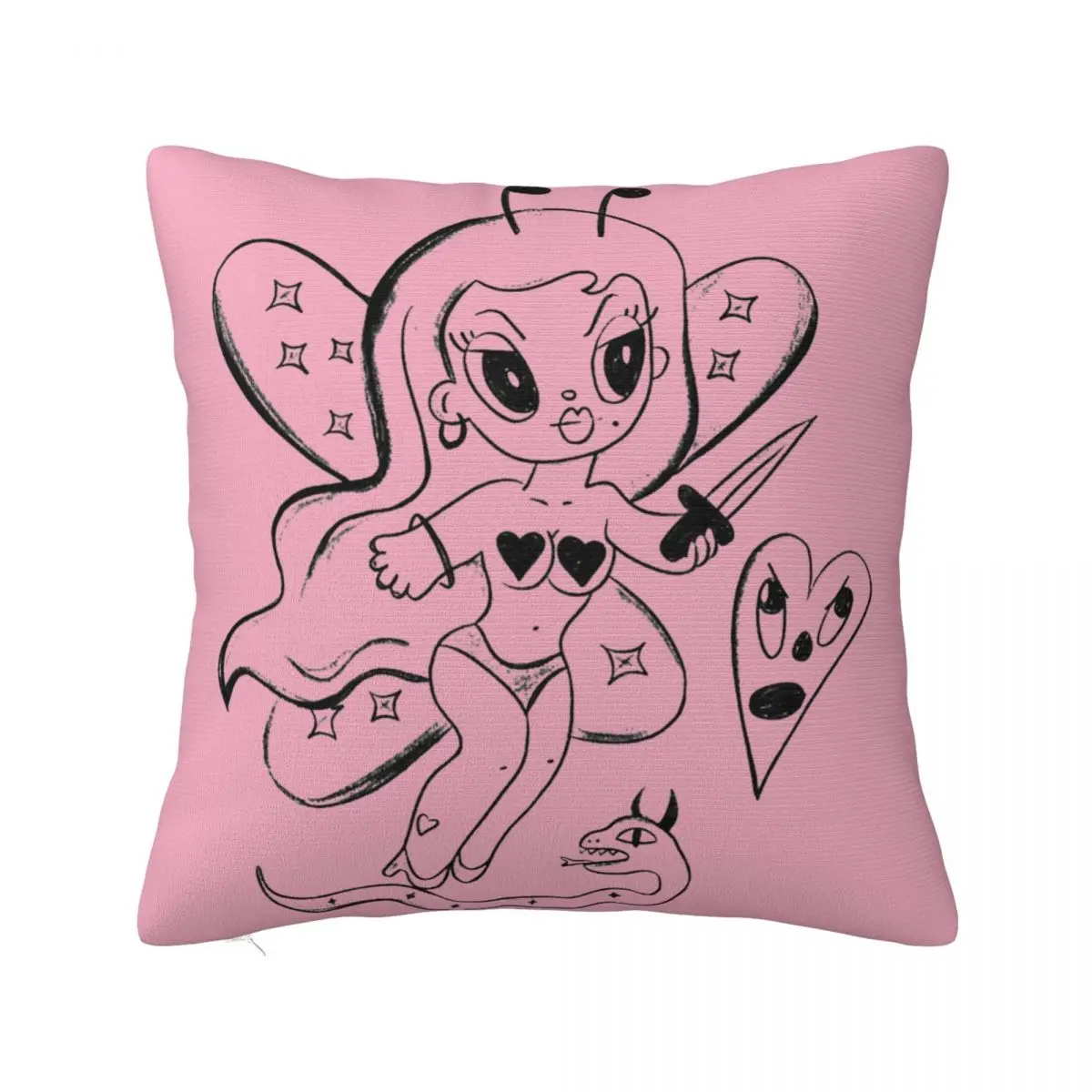 Fairy Karol G Album 2023 Pillowcase Product Soft Cushion Cover Decor Bichota Season Throw Pillow Case Cover Home Multiple Sizes