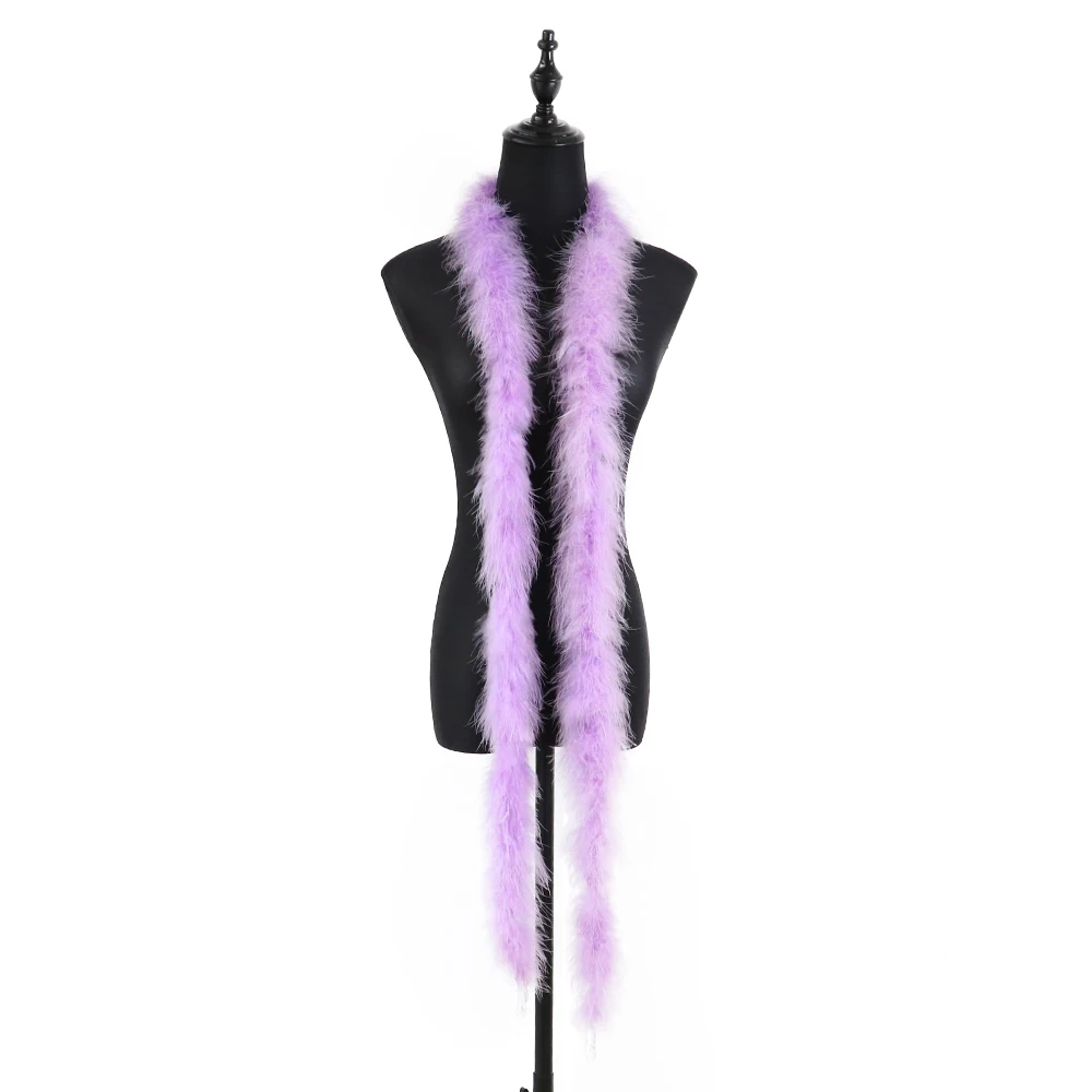 11 gram kalkoenveer boa pluizige maraboe veren sjaal bruiloft kleding accessoires vakantie decoraties naaien versieringen 2 meter