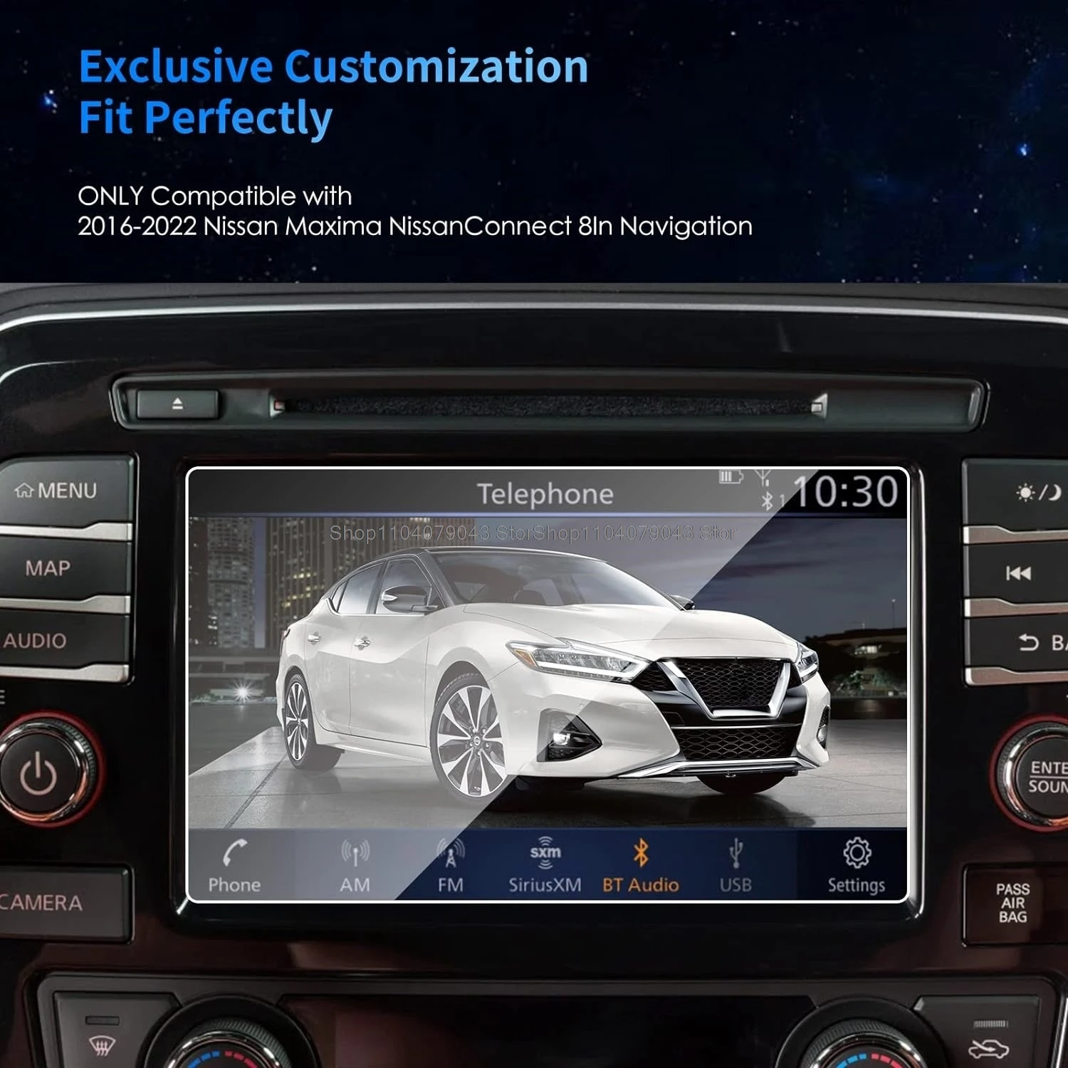 Tempered Glass protector film for Nissan Maxima 2019 2018 2017 2016  8inch Car GPS Navigation Screen anti-scratch accessories