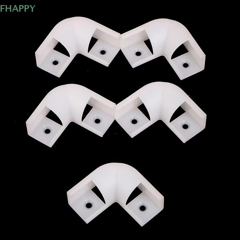 Connecteur d'angle en plastique Hler, lien de profil d'angle LED, joint de profil, résistant à 90, 16x16mm, 5 pièces