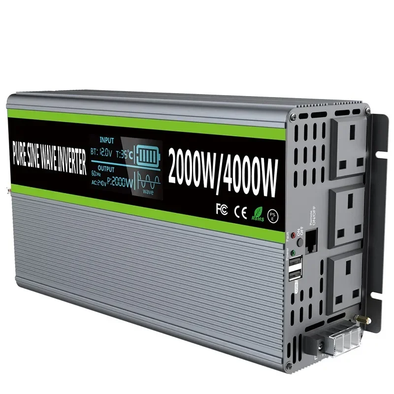 24 volt 2000w pure sine wave high power inverter