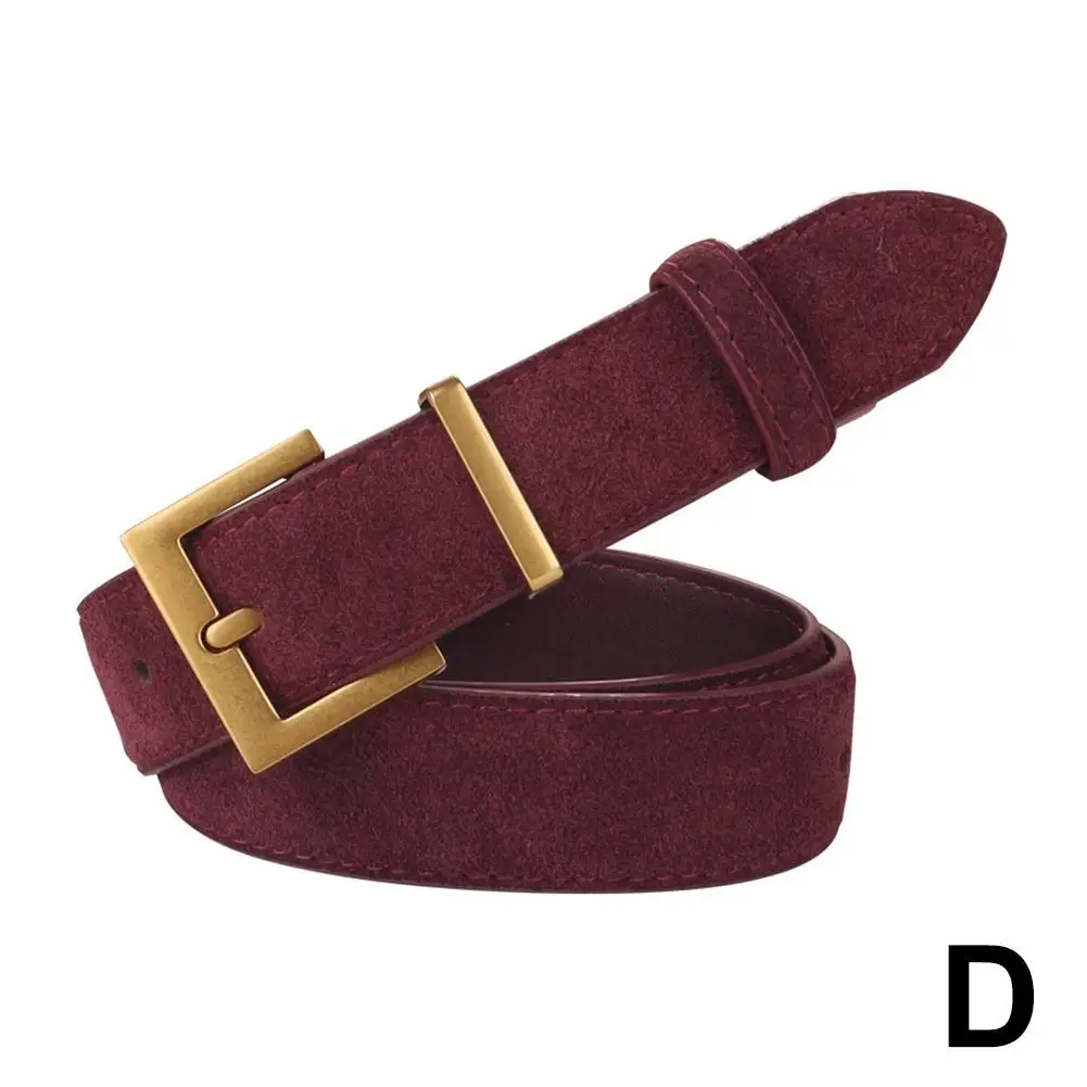 Ceinture skinny vintage pour femmes avec carré argenté, ceinture rétro, mode décontractée pour robes, vêtements en jean, degré classique, St K0U4