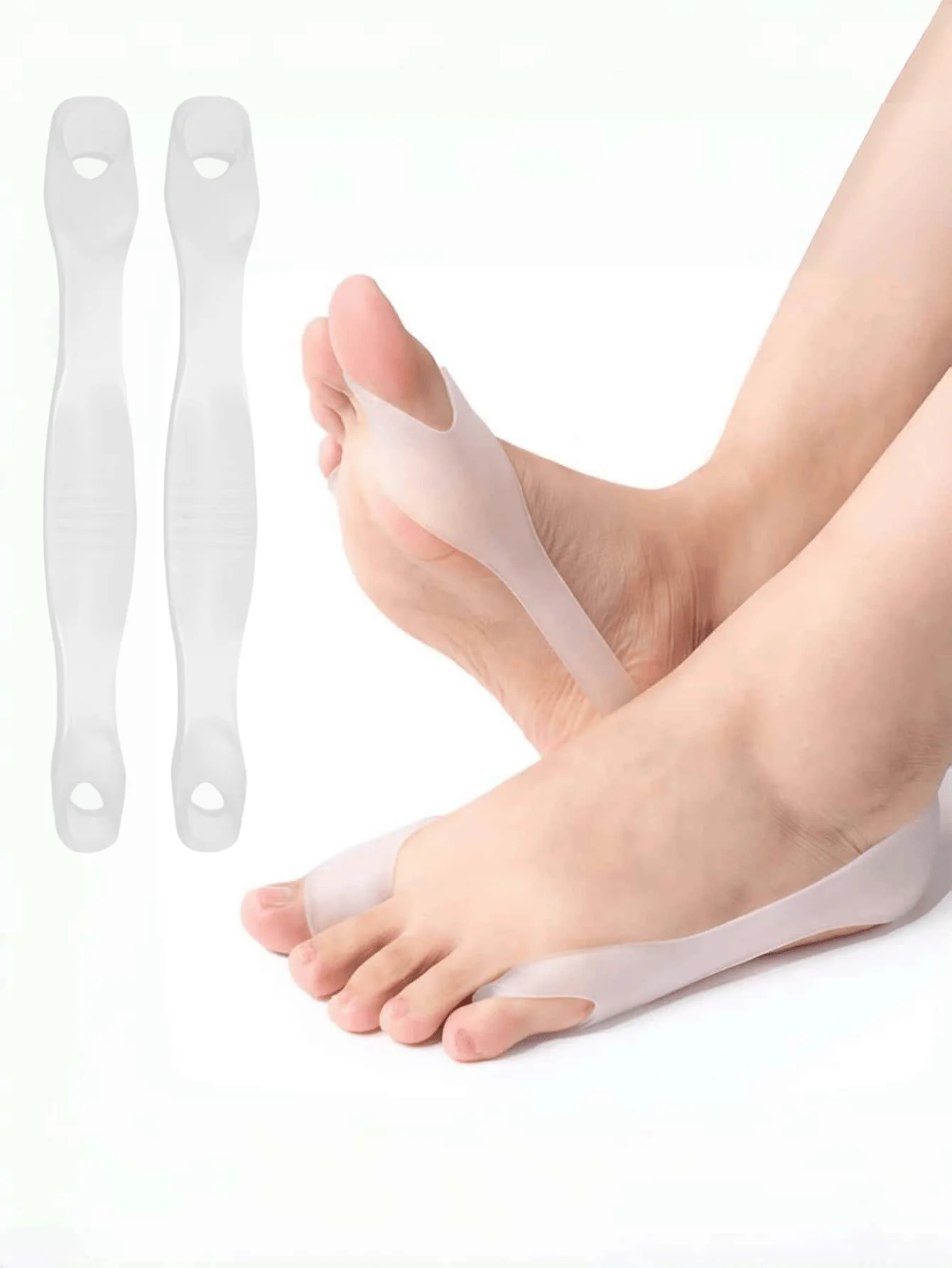 

1 Pair of Orthopedic Toe Separators, Women's Comfortable Corrector, Hallux Valgus Care Tool, Unisex