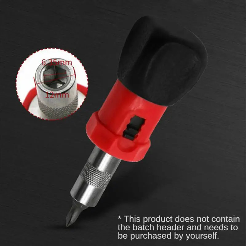 Screw Tools Anti-slip 180° Rotation Magnetic Screwdriver Mini Save Effort Screwdriver Ratchet Device Reinforcement