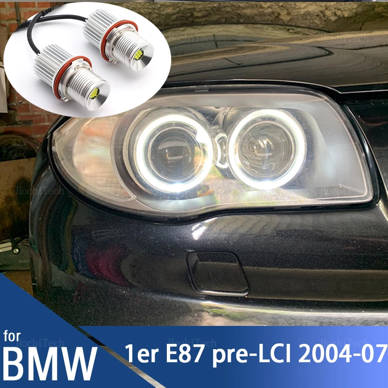 

Для BMW 1 серия E87 116i 116d 118i 118d 120i 120d 130i pre-LCI 04-07 90W 6000K светодиодсветодиодный габаритные огни Angel Eyes