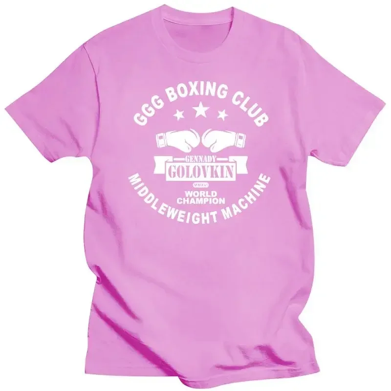 Golovkin Team T Shirt  Unisex Heavy Cotton Tee Mens Clothing GGG Boxing Club T Shirt  harajuku  oversized t shirt  men clothing image 5