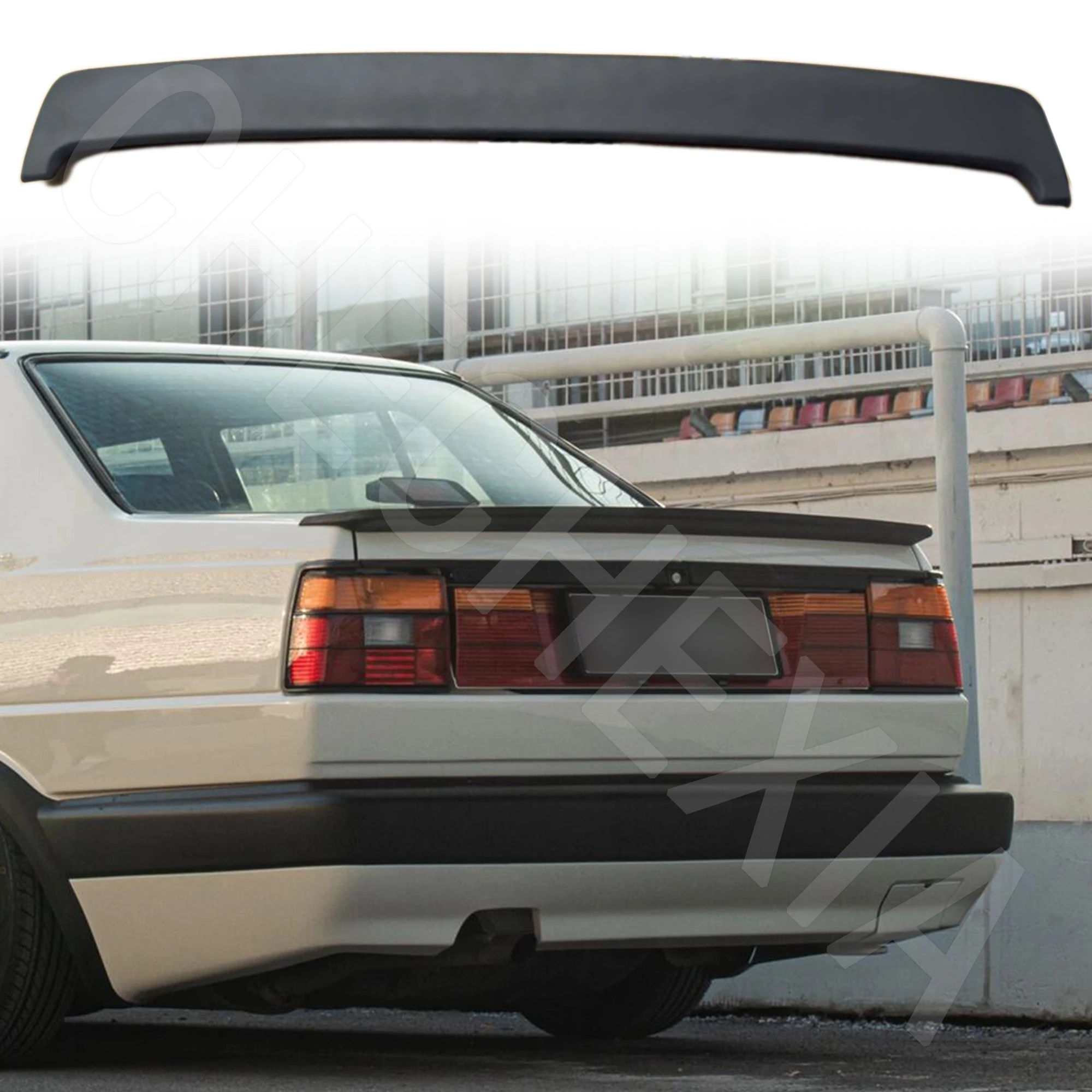 

For 1994-2002 Volkswagen Jetta MK2 Spoiler Glass Fiber Rear Wing Luggage Modified Car Exterior Accessories Carbon Fiber Look