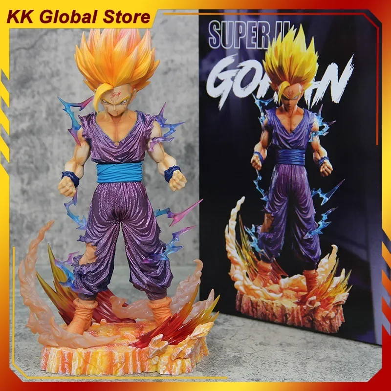 

26cm New Dragon Ball Anime Figure Son Gohan Peripheral Model Scene Statue Desktop Decoration Collect Ornaments Birthday Gift Toy
