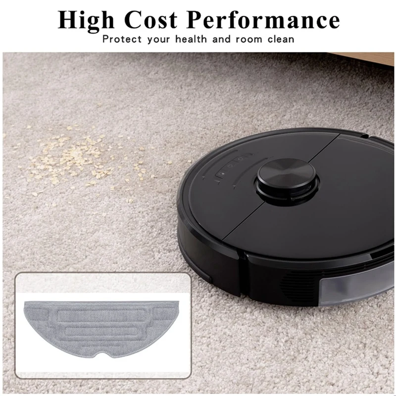 Основная боковая щетка Hepa-фильтр, тканевый мешок для пыли для Roborock S8/S8 Plus/S8 Pro Ultra, запасные части для робота, как показано на рисунке