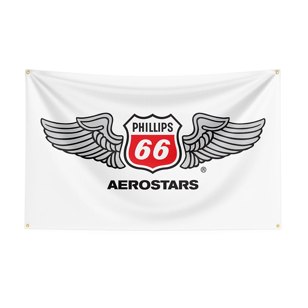 

3x5Ft Phillips 66 Flag Polyester Printed Racing Car Banner For Decor