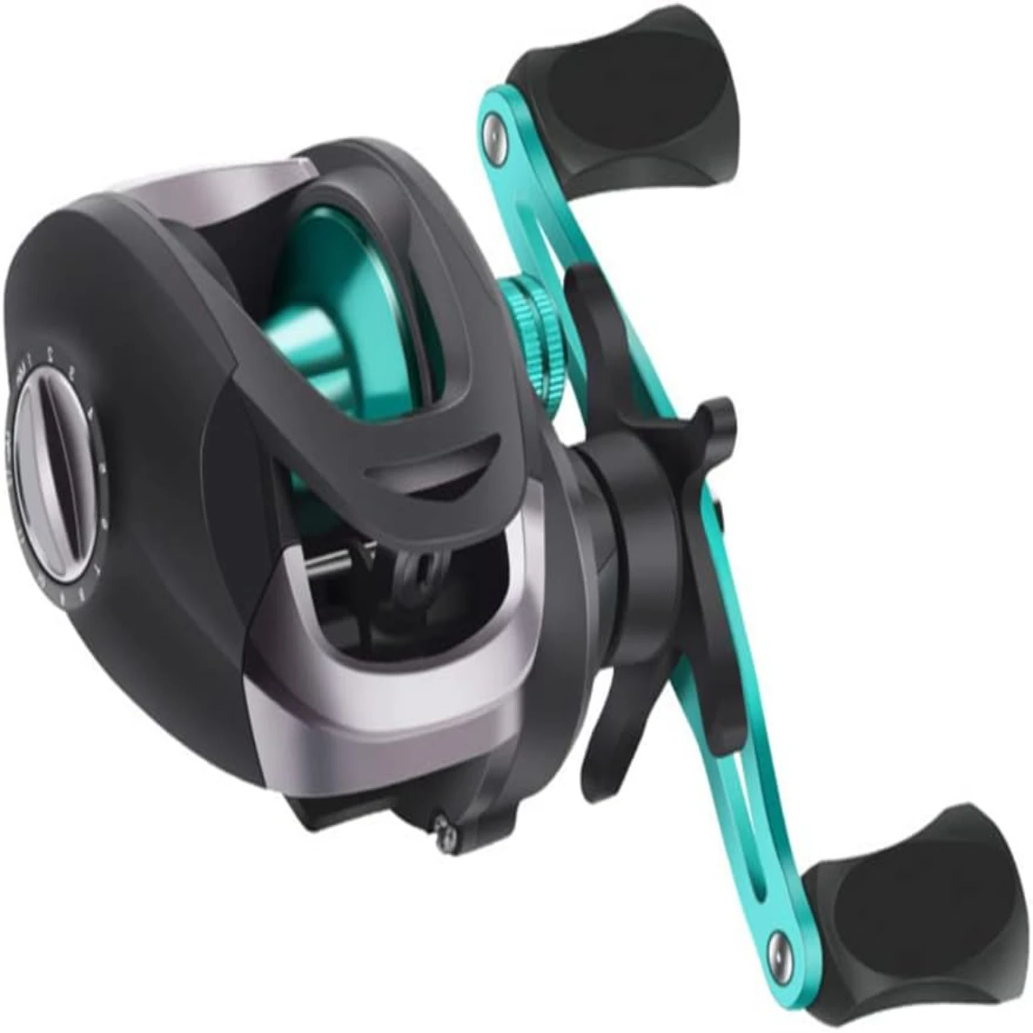 

High Performance 7.2:1 Gear Ratio Fishing Baitcasting Reel with Max 10kg Drag, Long-Casting Bait Caster Reel for Precision Fishi