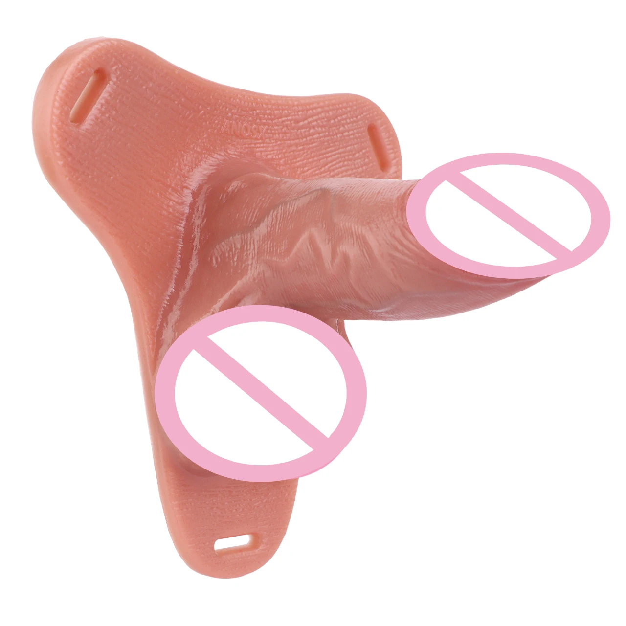 ANOSX Multi-Styles Dildo Sheath Silicone Chastity Cage Realistic Penis Hollow Dildo Male Soft Cock Lock Penis Cages Cock Sleeve - view 3