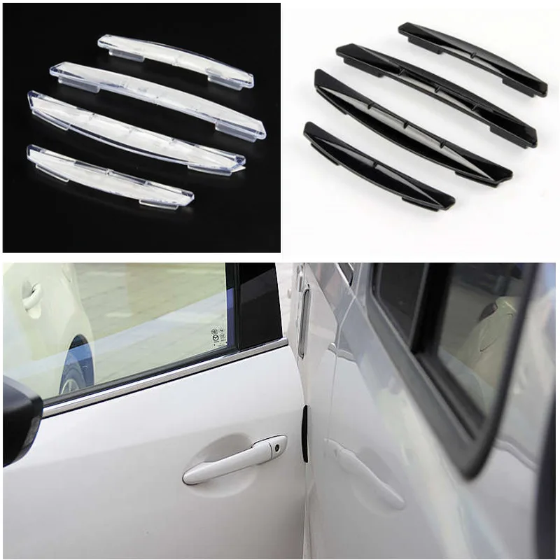 Protector Universal para Bordes de Puerta de Coche, Moldura Decorativa, Tira de Protección Contra Rayones, Barrera Anticolisión para Puerta de Coche
