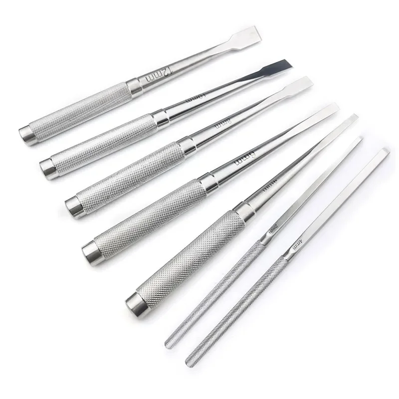 stainless steel Veterinary Osseous knife Orthopedics Bone Osteotomes 2mm 4mm 6mm 8mm 10mm 12mm orthopedics Instruments