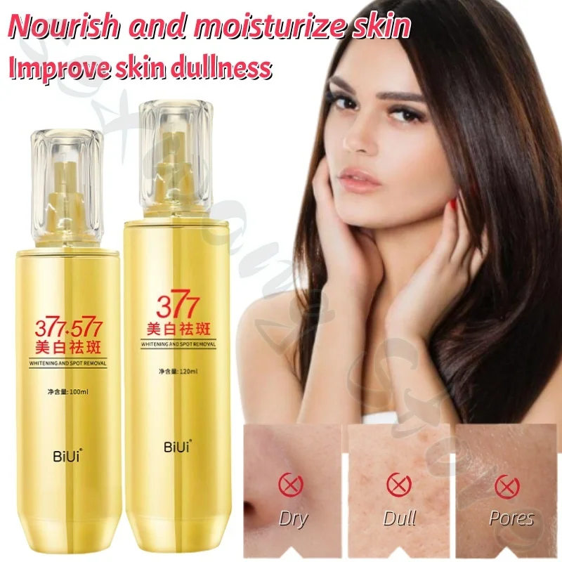 377 water emulsion moisturizes, brightens and evens skin tone, improves dullness, roughness, refreshes and does not tighten