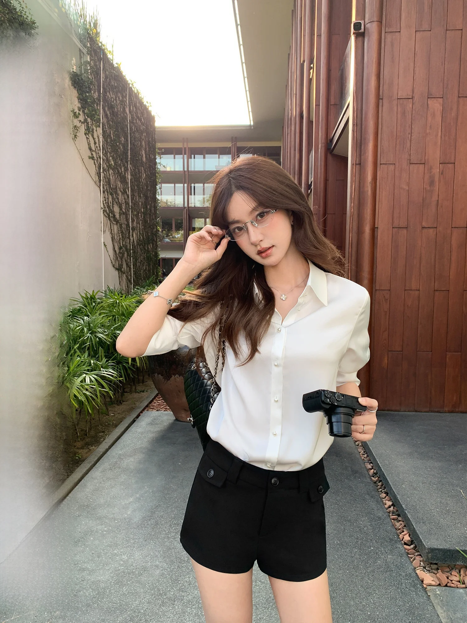 

Pusumede Bla Low Waist Casual orts Women's Straight Leg Slimming A-Line Hot Pants Comfortable Wed Faion Polyester B...