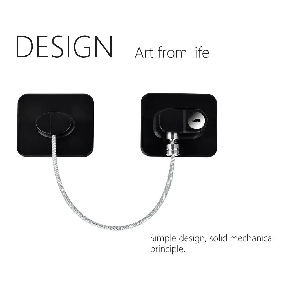 قفل أمان الطفل نافذة الثلاجة فتح كابل الأمان قفل الباب للأطفال حامي السلامة حماية سلامة الطفل