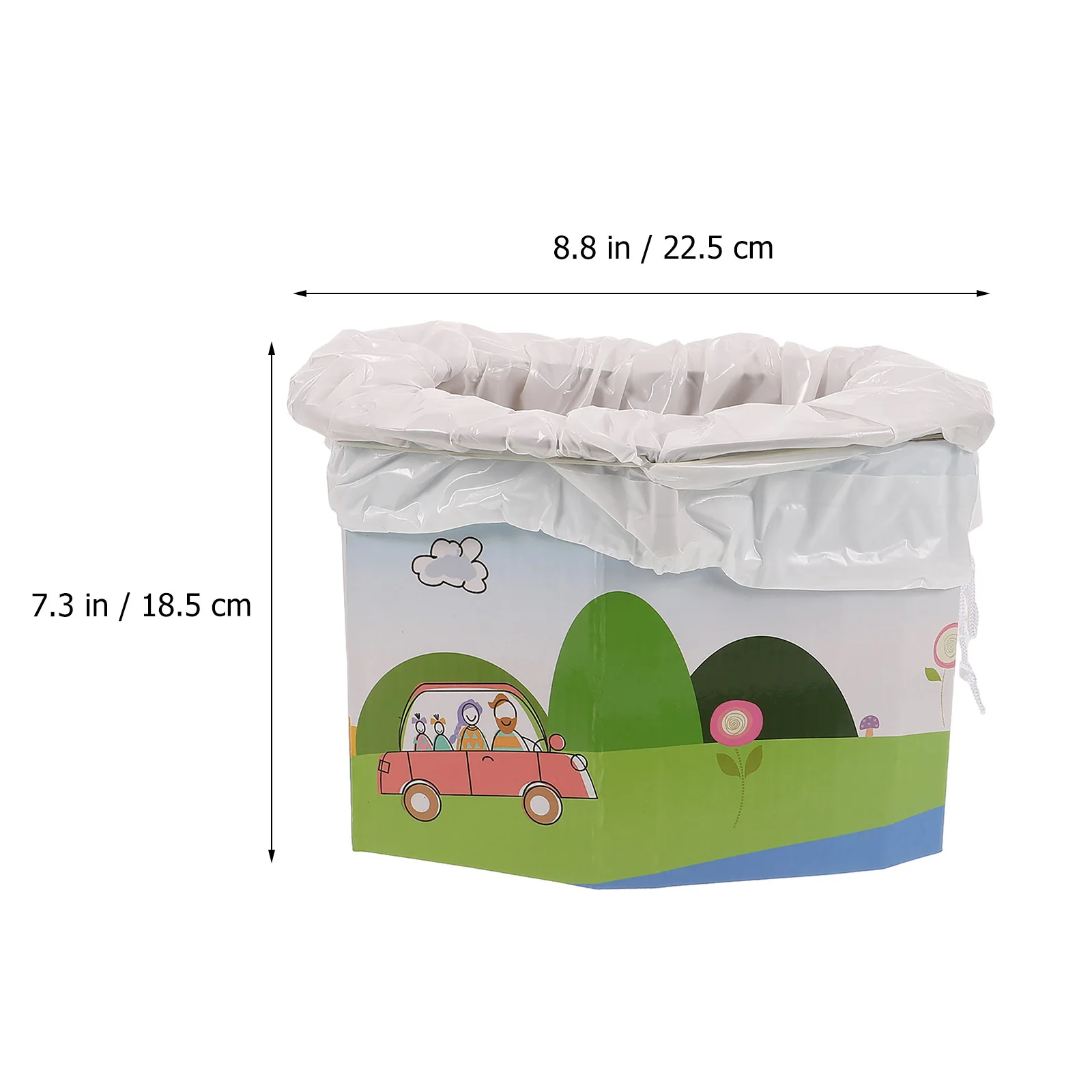 

1Set Portable Folding Camping Toilet Car Lightweight Foldable Emergency Toilet Seat for Travel Outdoor Adult Children Use