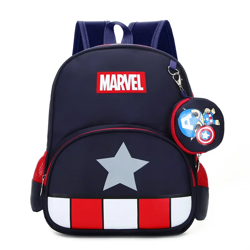 Tas ransel Disney baru untuk anak-anak, tas punggung kapasitas besar, tas sekolah modis, tas siswa, tas bahu anak laki-laki, gambar kartun Spider, untuk anak-anak