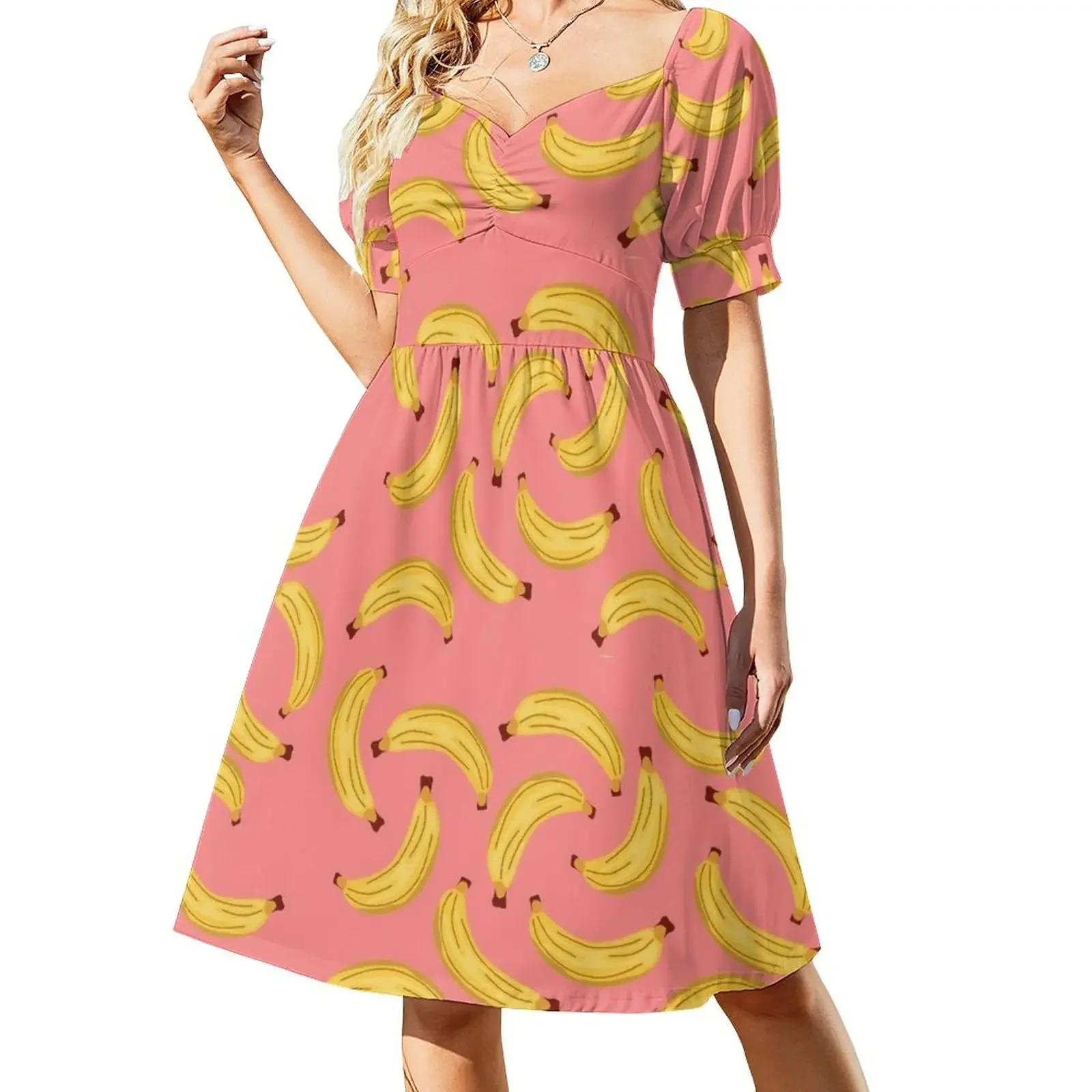 

Banana lover Short-Sleeved Dress dress dresses Party dresses for women ladies dresses for women 2025 for women