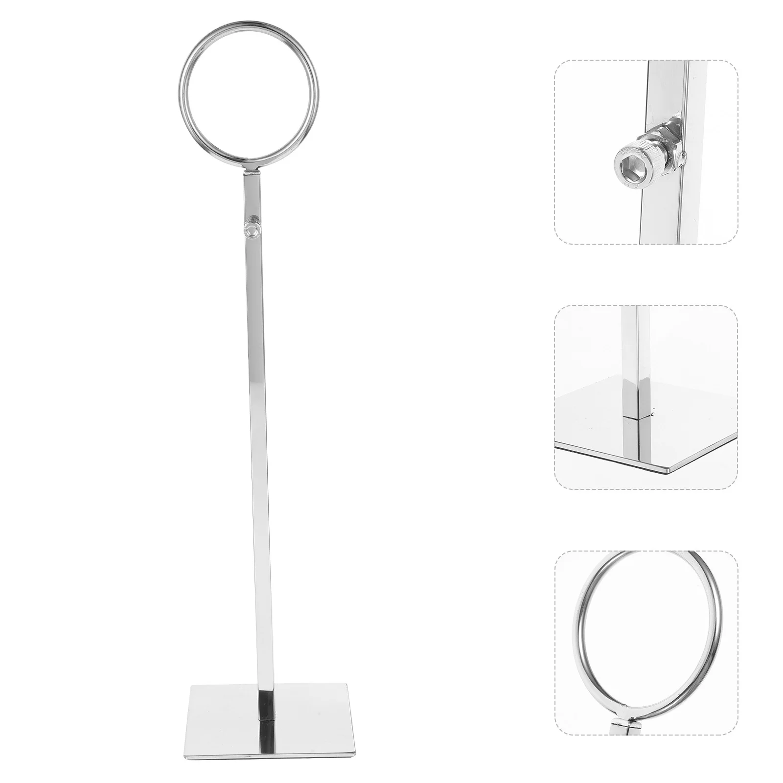 

Scarf Rack Organizer Adjustable Metal Display Stand for Hanging Scarves Ties Shawls Storage Solution Scarf Display