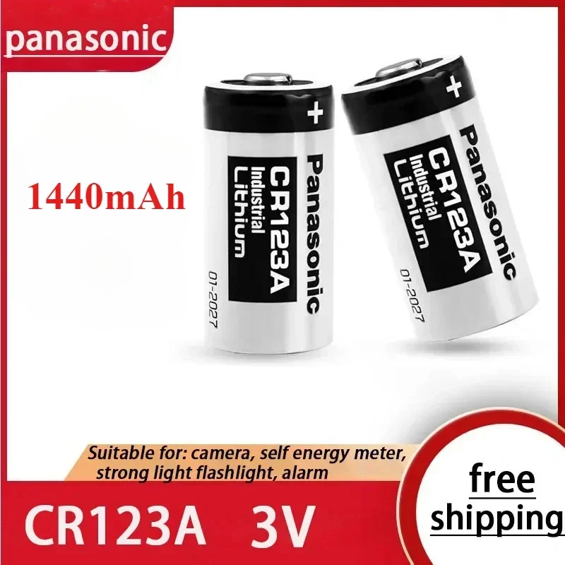 

Original Panasonic 123 Lithium 3V Arlo Camera Battery CR123A CR17345 DL123A EL123A 123A