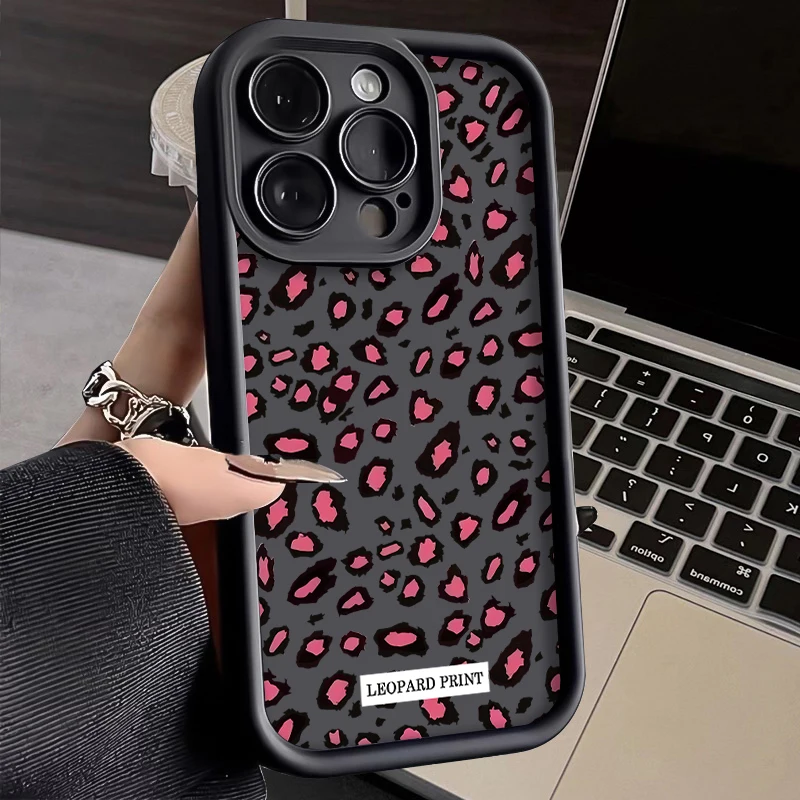 Capa com estampa de leopardo para xiaomi 14t 13t 12t 11t 13 12 11 lite 5g ne poco x6 x5 f6 f5 f3 x4 gt x3 nfc m6 pro 4g arte borboleta arco
