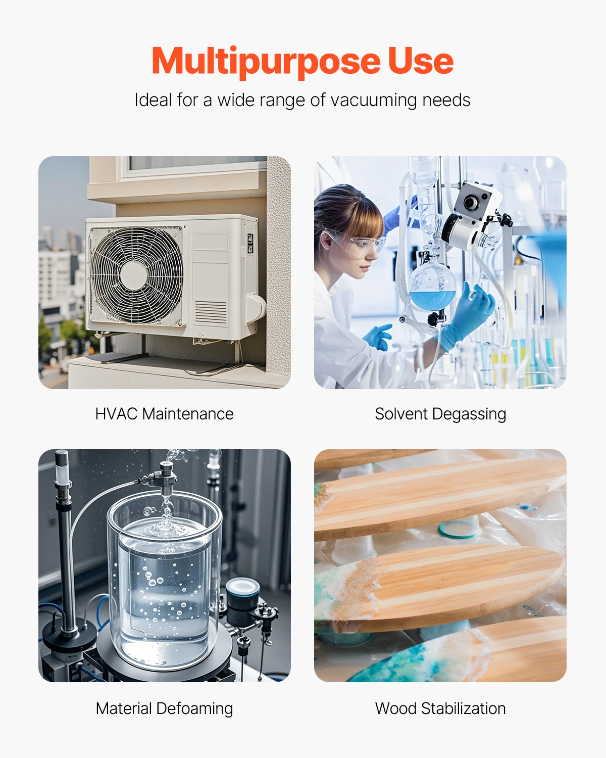 مضخة تفريغ وزجاجة زيت من SucceBuy 3.5CFM/4CFM/5CFM مرحلة واحدة أو 6CFM 9CFM 2-Stage، R134a R22 R410a صيانة مكيف الأنظمة