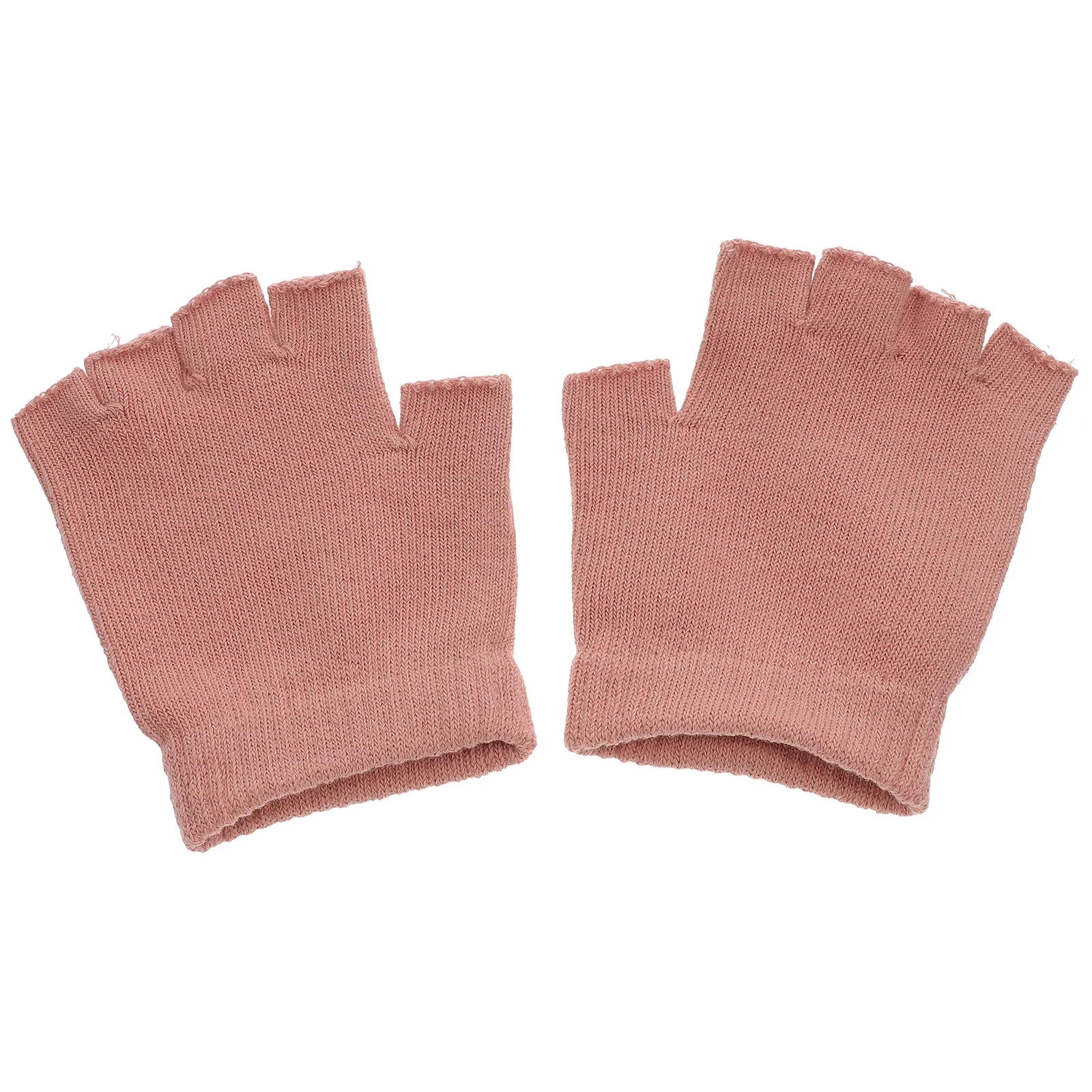 

1 Non-Slip Fingerless Workout Fitness Half Finger Accessories Exercise Gloves Gloves For Women Men Pink