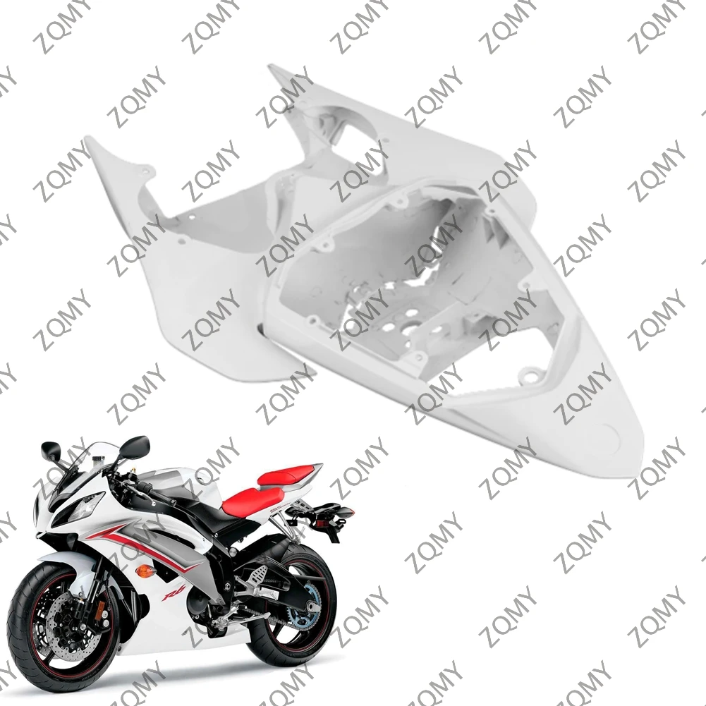 

For Yamaha YZF R6 2008 2009 YZF-R6 Motorbike Rear Tai lFairing Cover Bodykits Bodywork Injection Mold ABS Unpainted White