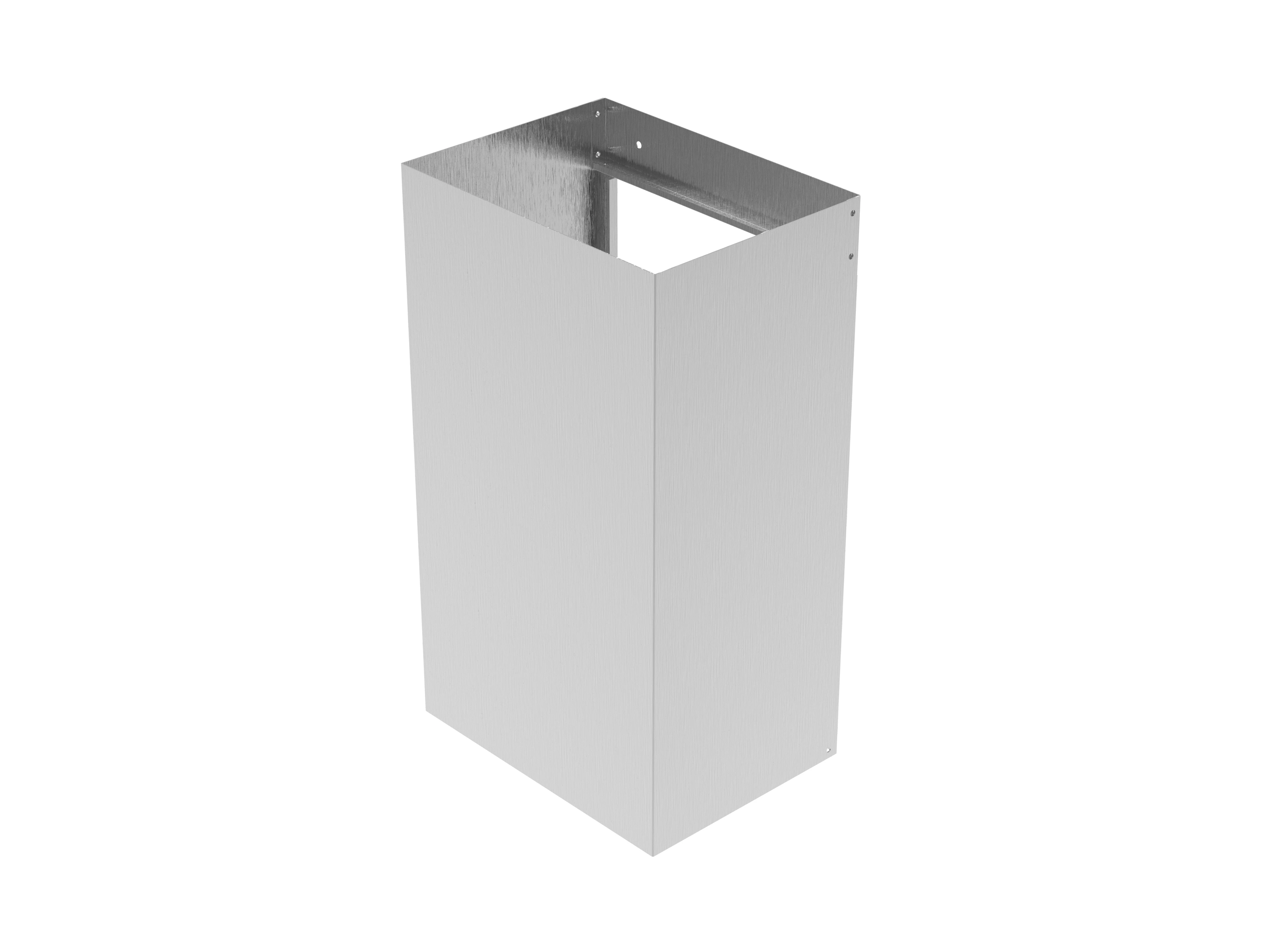 

BRANO GS01S Series Flue Extension Kit for 9-10 Ft Ceilings - 15.75 inch Chimney Range Hood Accessory in Stainless Steel