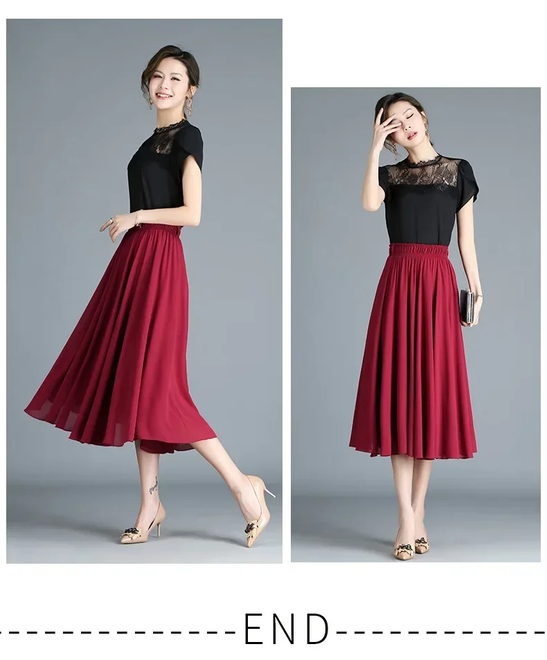 Casual elegancka linia A Party Beach Faldas Saia kobiety Maxi długie spódnice wiosna wysokiej talii jednolite spódnice kobiece luźne Jupe