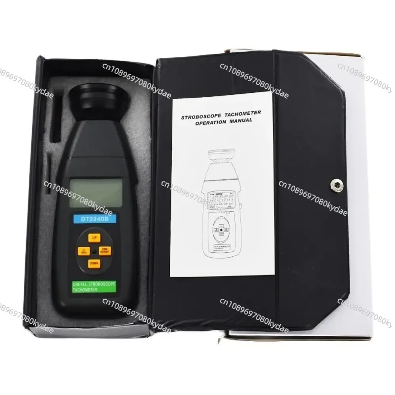 Motor Non-contact Tachometer Splash Screen Device Splash Frequency Digital Display Meter Speed Meter  Detector Strobe Meter