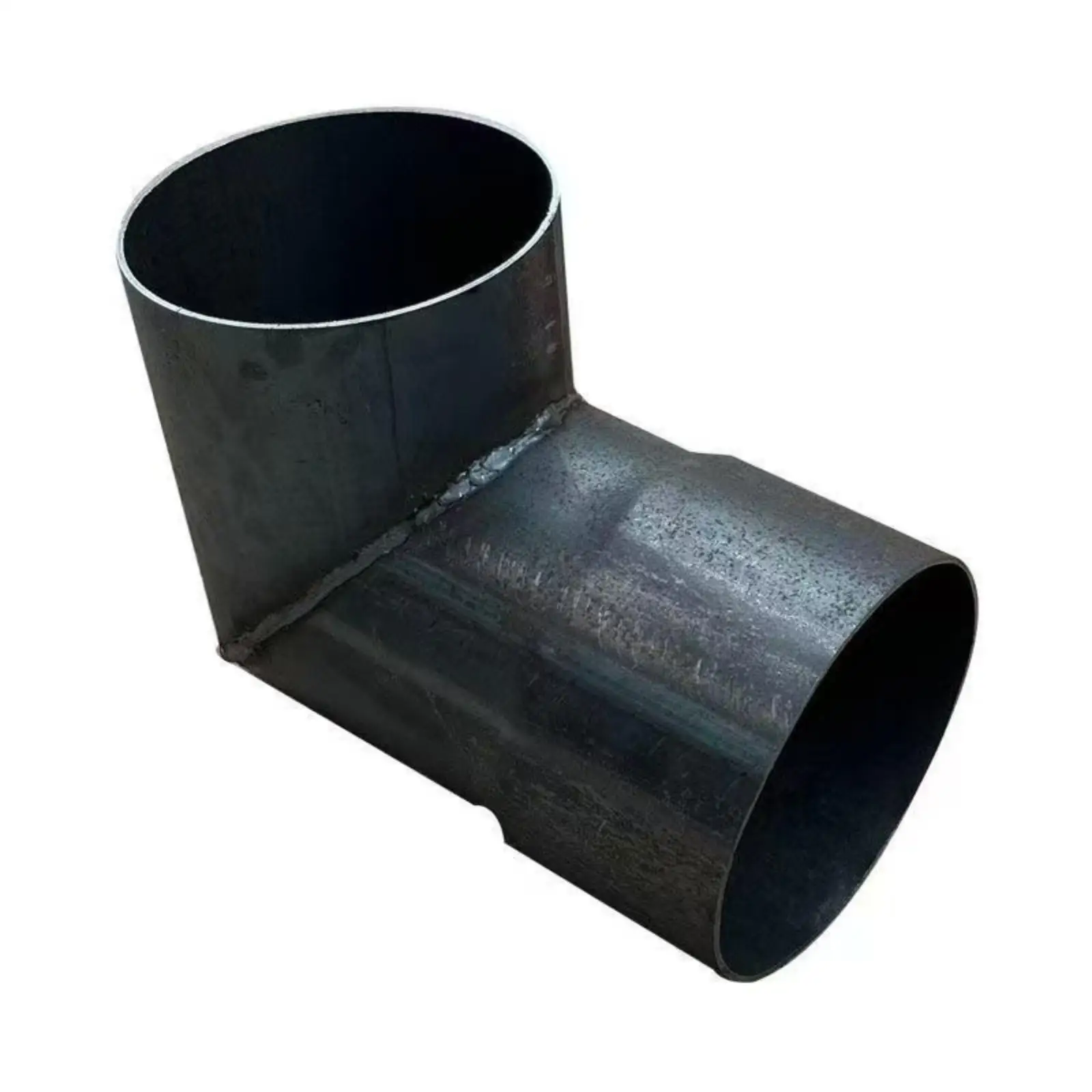 Steel Smoke Duct Elbow Right Angle Chimney Connector for Stove Pipe Venting and Exhaust Routing