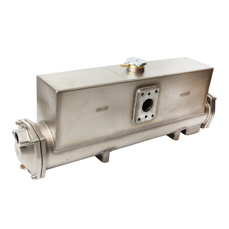 الصين تصنيع المياه المبردة لوحة ملحومة نوع CH سلسلة مبادل حراري من الفولاذ المقاوم للصدأ للمحرك البحري مع أنبوب النحاس