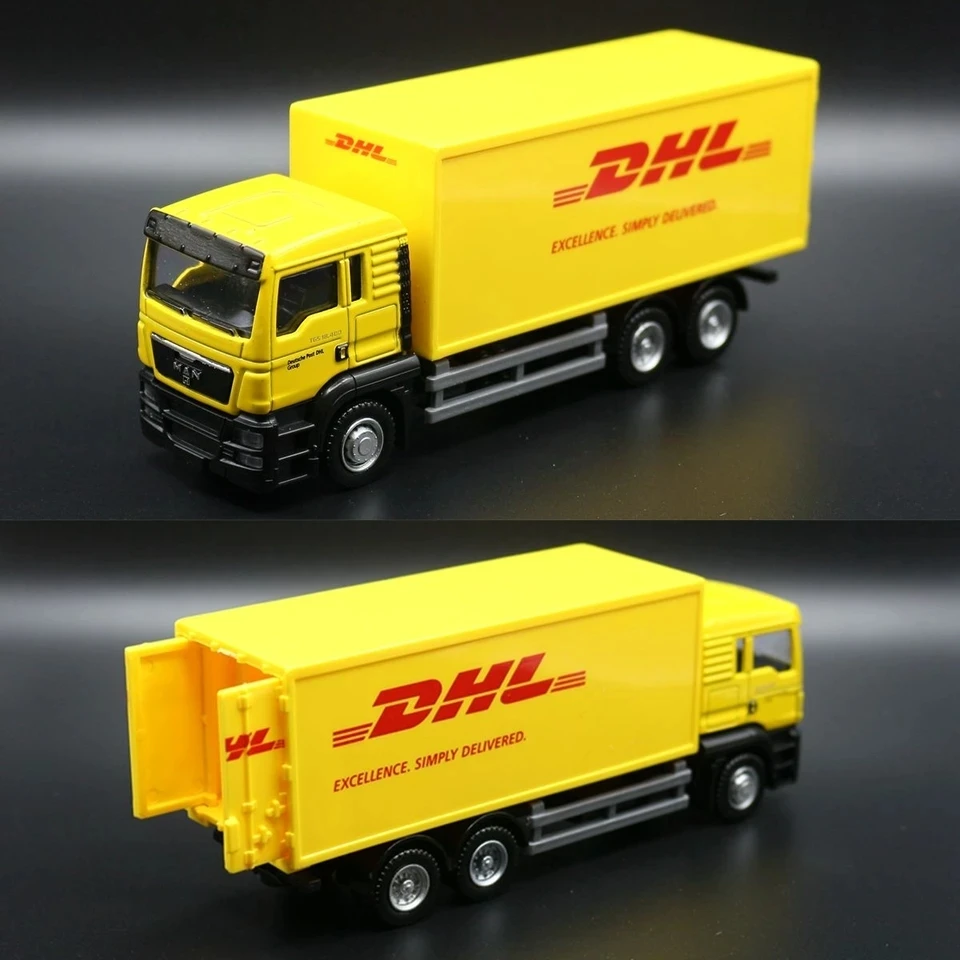 SCANIA MAN Container Transport Truck DHL Castrol BP Simulation Diecast & Toy Vehicles RMZ City 1:64 Alloy Collection Model Car image 2