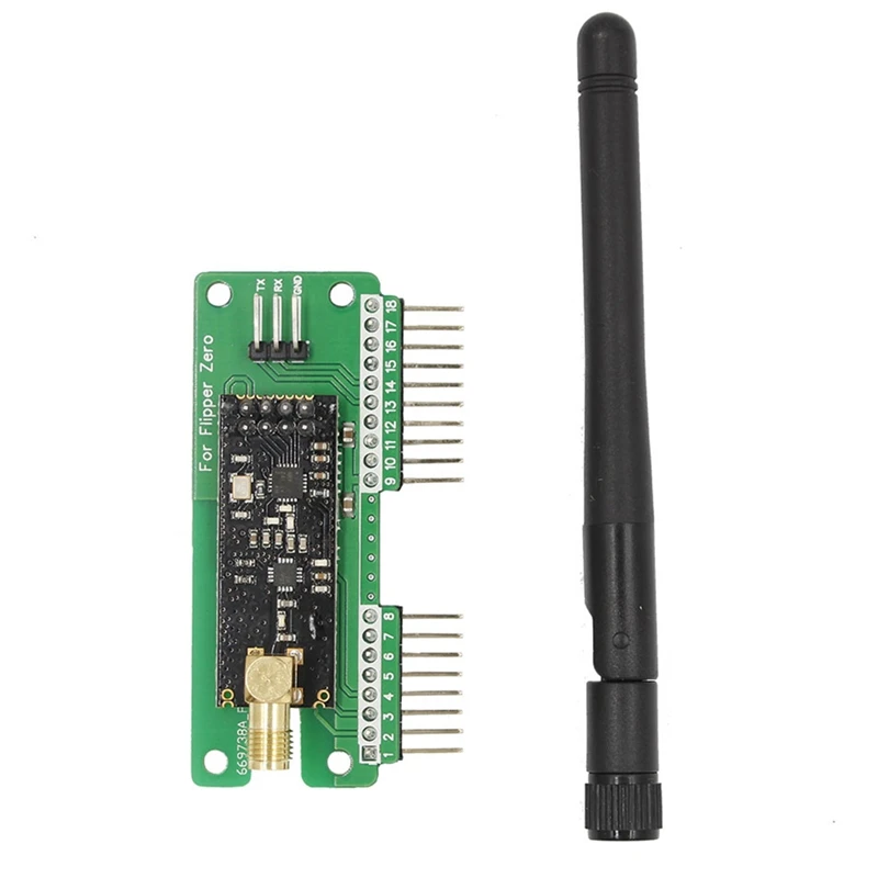 1 Piece NRF24 Module GPIO Module Green For Flipper Zero For Sniffer And Mouse Jacker