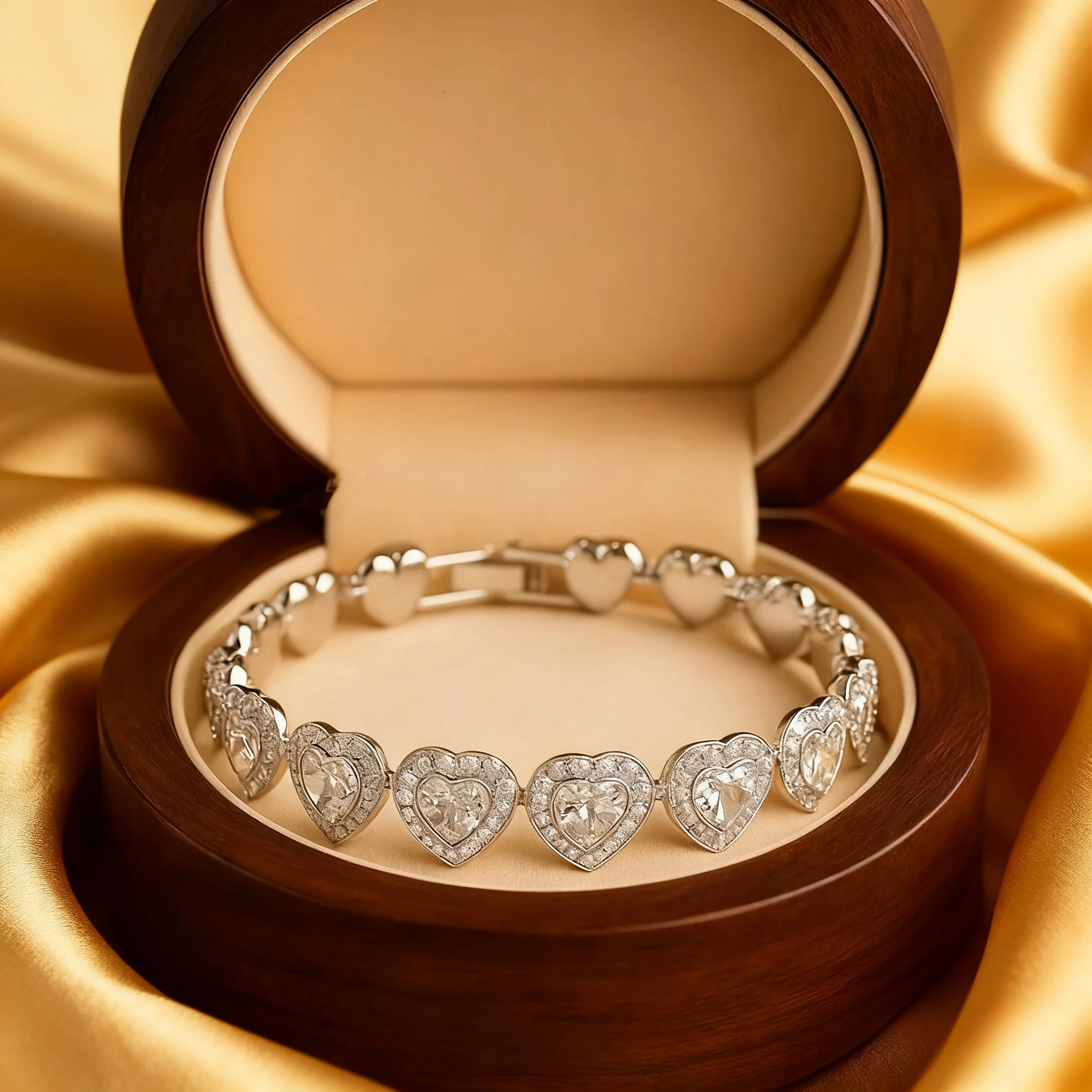 

2025 Trendy Jewelry Fashion - luxury Love - language Heart Light Bracelet, Essential for Wedding & Party, Luxurious Lover Gift