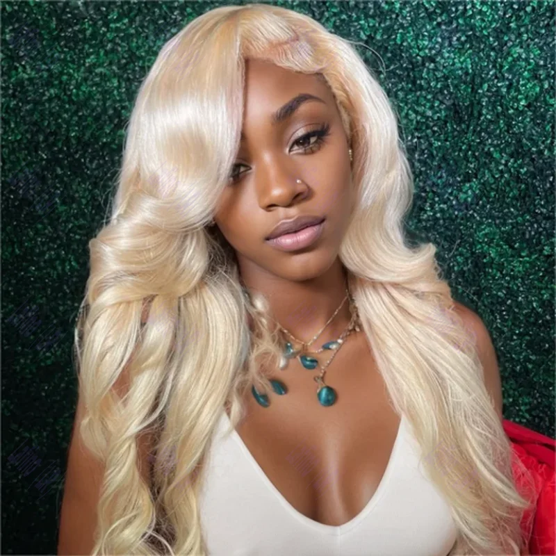 

13x6 613 Honey Blonde Lace Transparent Frontal Human Hair Colored Wig Body Wave Natural Brazilian Wigs For Women Choice