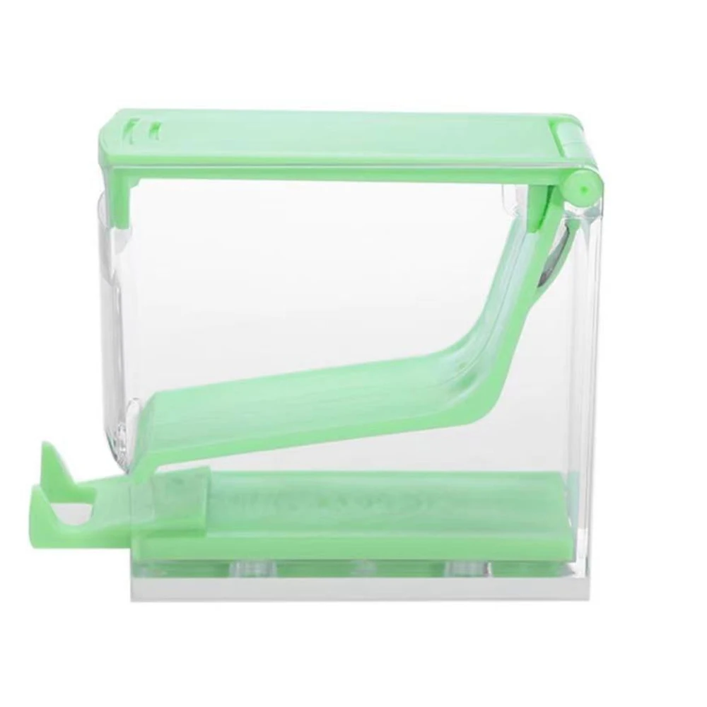 Soporte dispensador de rollos de algodón, caja tipo prensa, Color blanco y azul, productos de ortodoncia, suministros de laboratorio de odontología